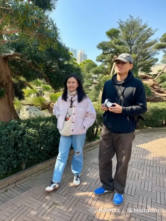 Young Woman Demonstrates Kungfu in Scenic Park – AI Generated Video | Hailuo AI