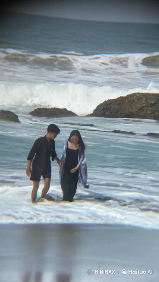 Couple Performs Graceful Kung Fu on a Beach – AI Generated Video | Hailuo AI