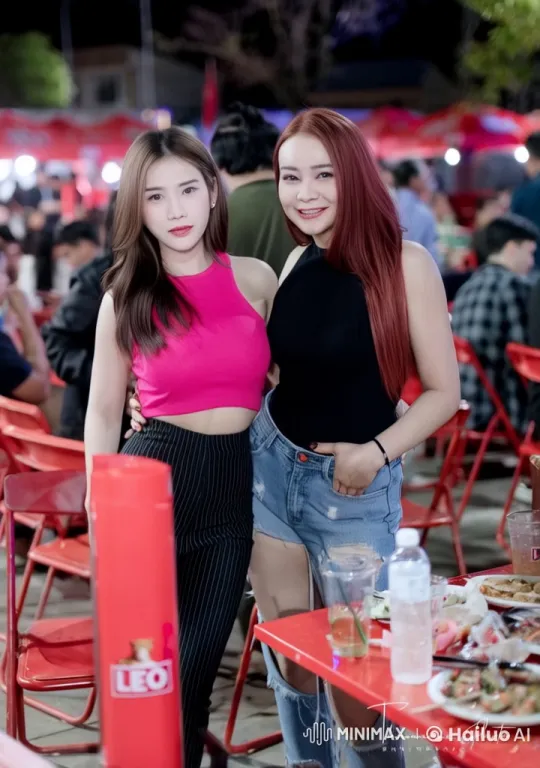 Live2D Animated Martial Arts Fight in Bustling Night Market – AI Generated Video | Hailuo AI