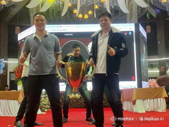 Victorious Celebration: Live2D Video with Trophies and Animated Figures – AI Generated Video | Hailuo AI