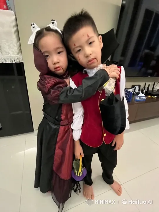 Children in Halloween Costumes Perform Kung Fu – AI Generated Video | Hailuo AI