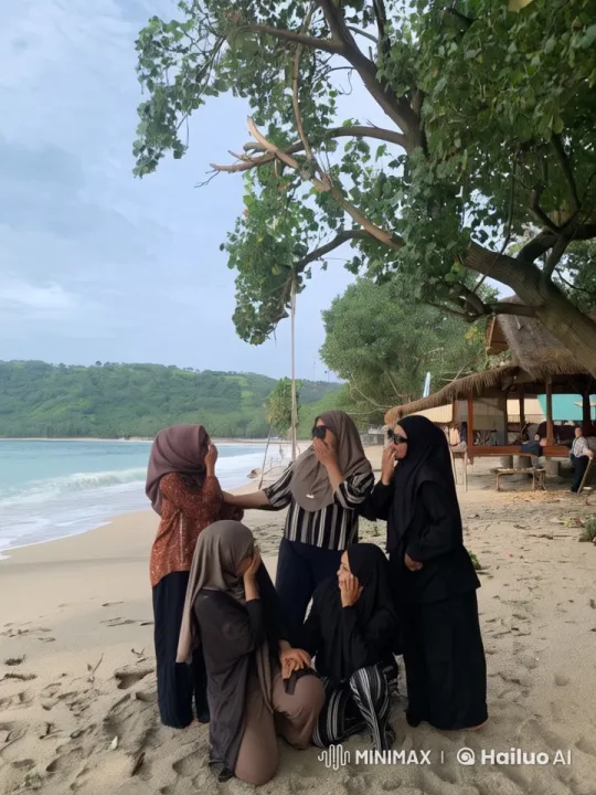 Kung Fu Beauties: Graceful Combat on a Serene Beach – AI Generated Video | Hailuo AI