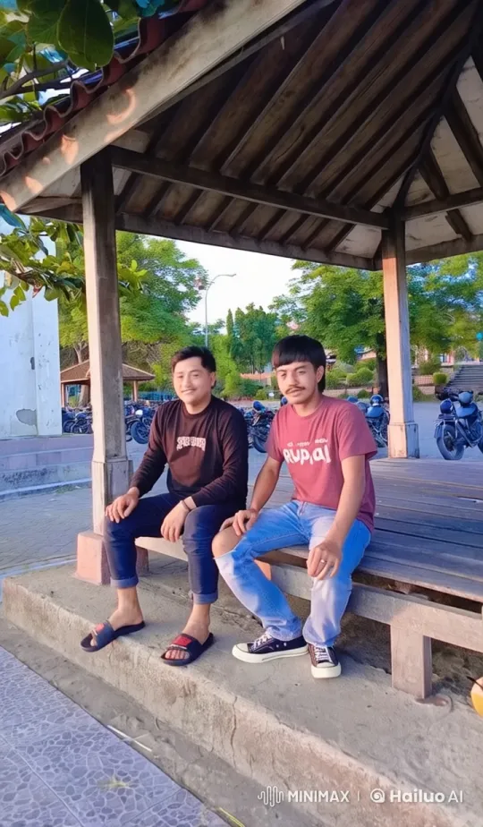 Outdoor Gazebo Confrontation: Live2D Animated Dispute Escalates to Physical Altercation – AI Generated Video | Hailuo AI