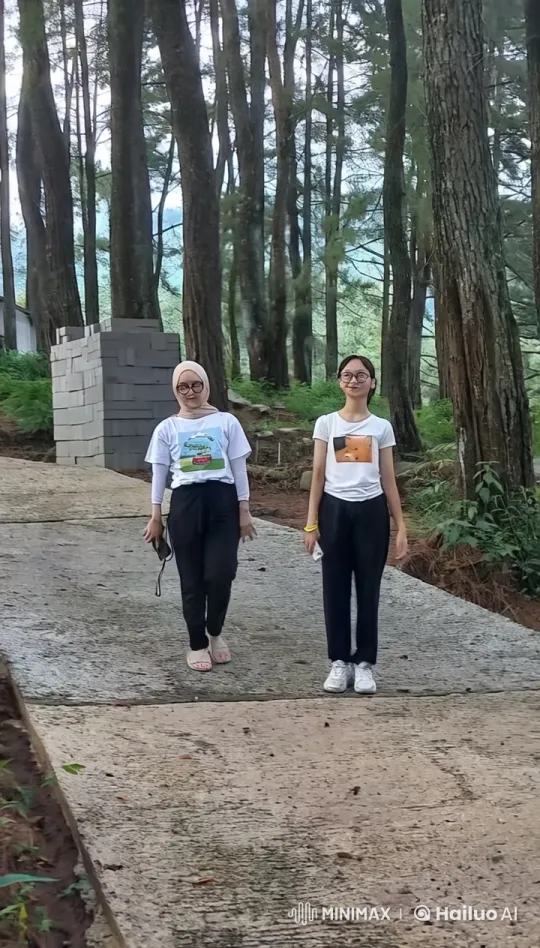 Young Fighters Prepare for Kungfu Battle in Forest – AI Generated Video | Hailuo AI