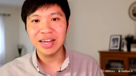 Young Man Delivers Passionate Speech in Clean, Intimate Setting – AI Generated Video | Hailuo AI