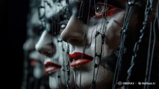 Marionette Heads and Strings: A Suspenseful Puppet Performance – AI Generated Video | Hailuo AI