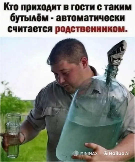 Man Prepares for Gathering with Bottled Beverage – AI Generated Video | Hailuo AI