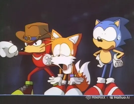 Sonic, Tails, and Knuckles Encounter Surprise – AI Generated Video | Hailuo AI