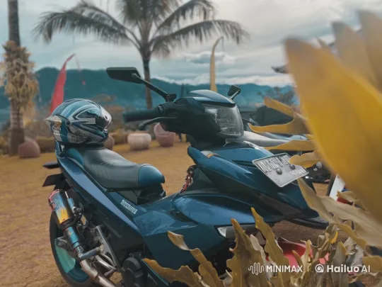 Motorcycle Transforms into Futuristic Robot in Scenic Setting – AI Generated Video | Hailuo AI