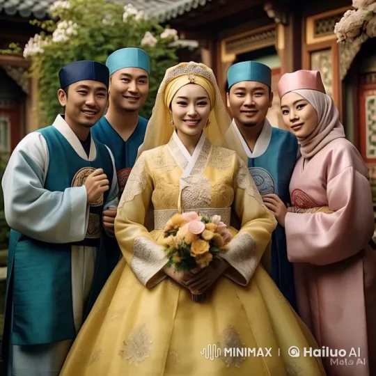Korean Hanbok Martial Arts Performance in Live2D – AI Generated Video | Hailuo AI