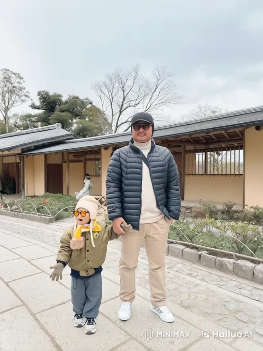 Father and Child Engage in Playful Kung Fu Battle – AI Generated Video | Hailuo AI