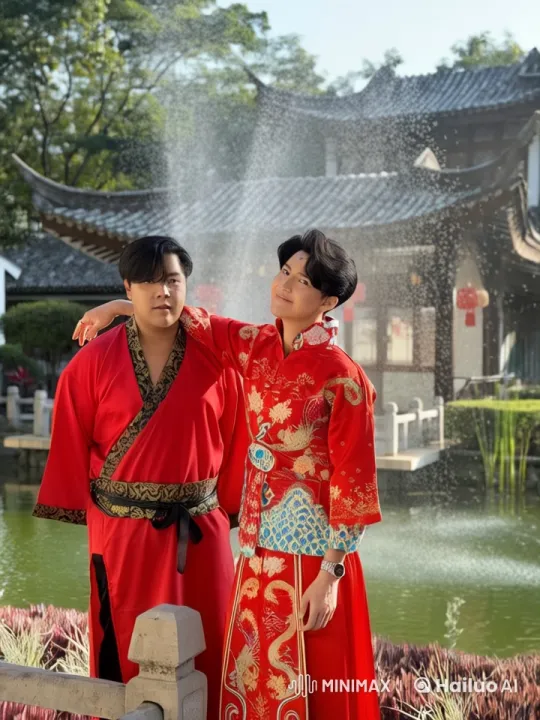 Traditional Chinese Kung Fu Showdown in Serene Courtyard – AI Generated Video | Hailuo AI
