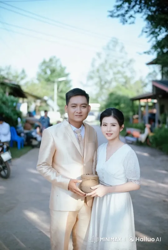 Couple Performs Kung Fu in Serene Outdoor Live2D Video – AI Generated Video | Hailuo AI