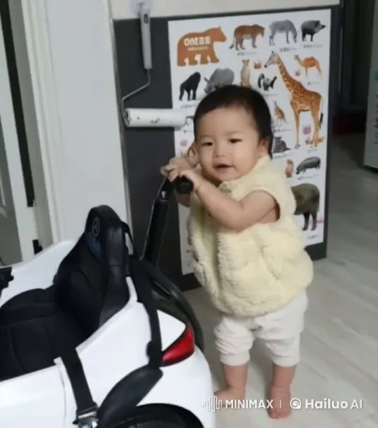 Toddler Enchants with Song and Dance by Toy Car – AI Generated Video | Hailuo AI