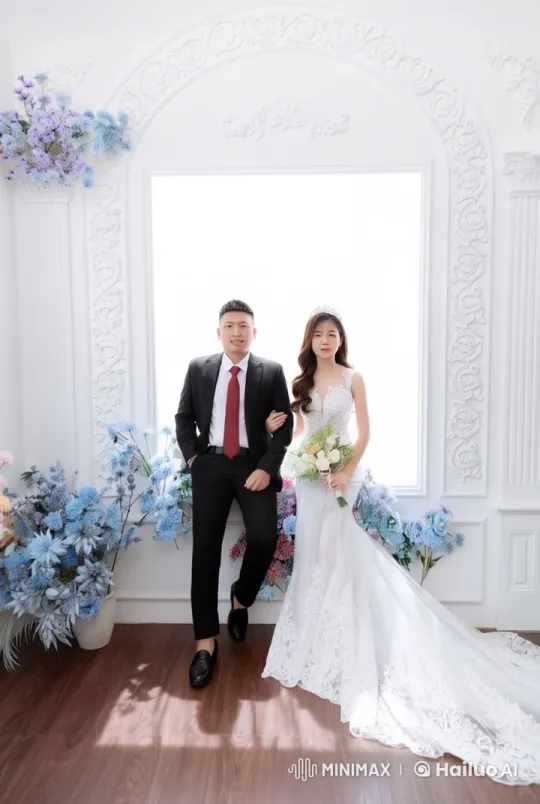 Wedding Couple's Graceful Kungfu Display in Live2D Animation – AI Generated Video | Hailuo AI