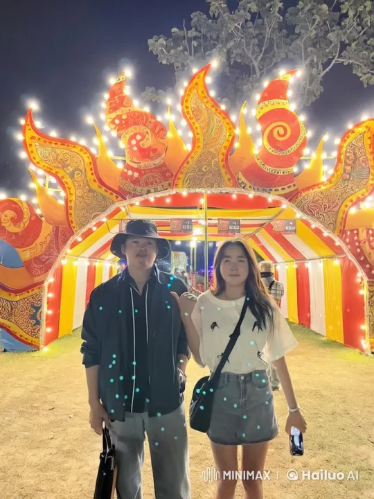 Night Market Martial Arts Performance – AI Generated Video | Hailuo AI