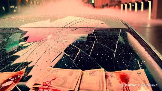 Hyper-Realistic Urban Scene with Slow-Motion Aesthetics – AI Generated Video | Hailuo AI