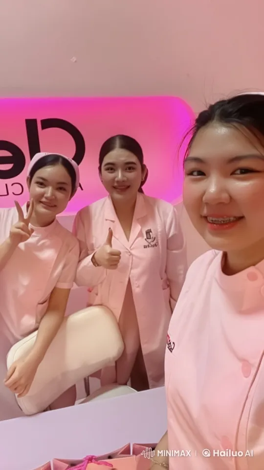 Three Women in Pink Uniforms Perform Intense Kungfu – AI Generated Video | Hailuo AI