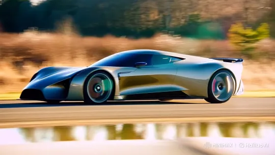 High-Speed Car Chase with Dynamic Tracking Shots – AI Generated Video | Hailuo AI