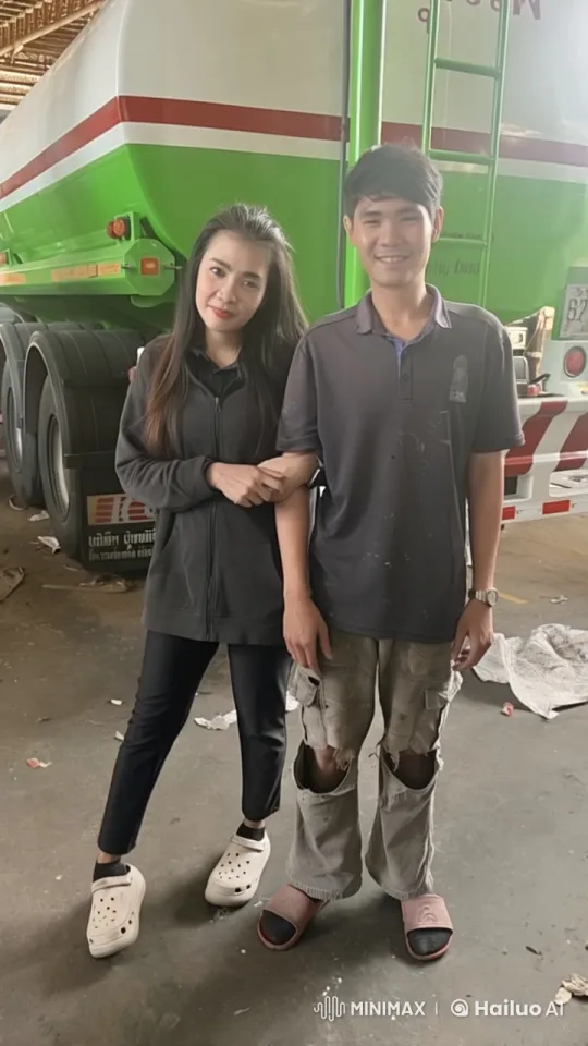 Two Individuals in Casual Attire Side by Side – AI Generated Video | Hailuo AI