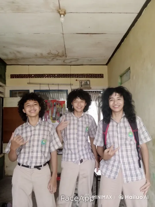 Three Students Practice Kung Fu in School Hallway – AI Generated Video | Hailuo AI