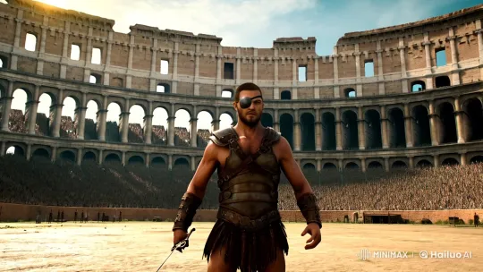 Gladiator vs Dragon: Epic Clash in the Colosseum – AI Generated Video | Hailuo AI