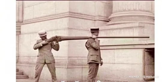 Vintage Military Men in Live2D Comedy Skit – AI Generated Video | Hailuo AI