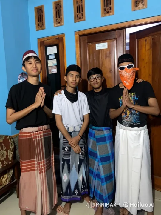 Traditional Attire Kungfu Display by Four Individuals – AI Generated Video | Hailuo AI