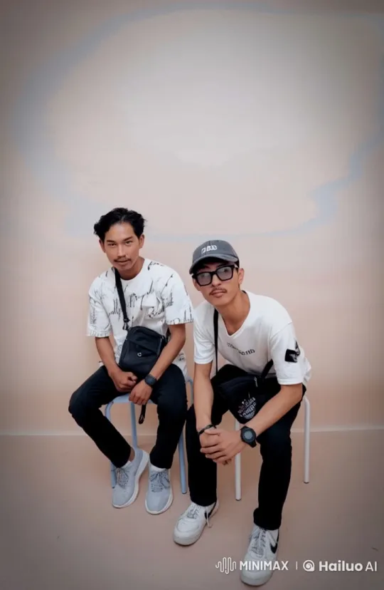 Dynamic Kung Fu Sequence by Two Young Men – AI Generated Video | Hailuo AI