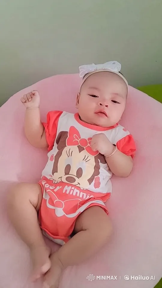 Adorable Baby in Minnie Outfit Shows Off Impressive Kungfu Skills – AI Generated Video | Hailuo AI