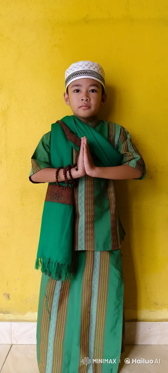 Child in Traditional Attire Performs Energetic Martial Arts – AI Generated Video | Hailuo AI