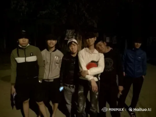 Nighttime Kungfu Performance by Six Young Men – AI Generated Video | Hailuo AI