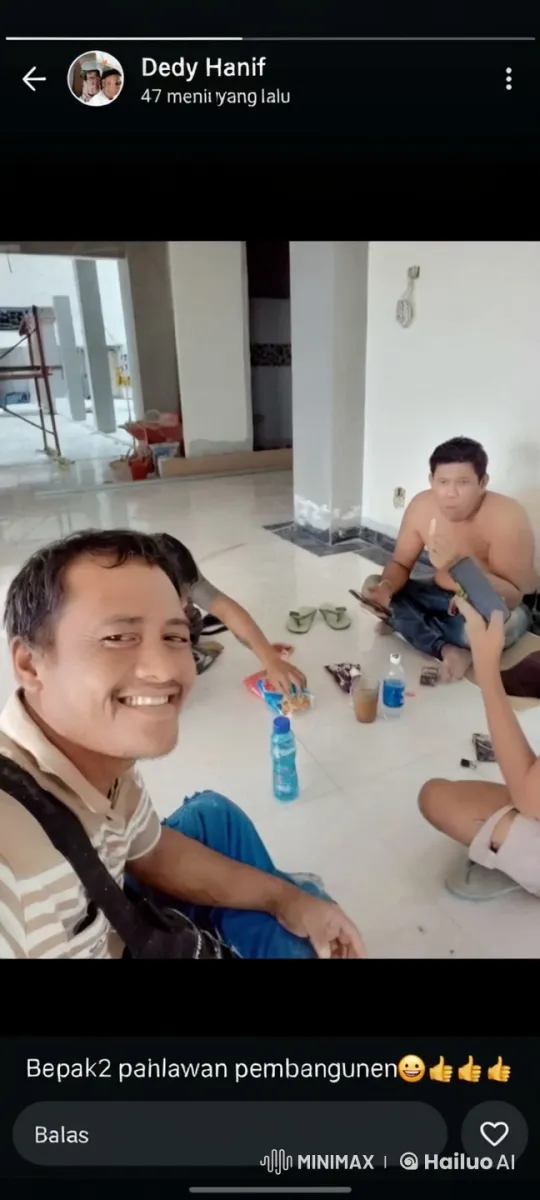 Construction Workers Resting Amidst Development – AI Generated Video | Hailuo AI