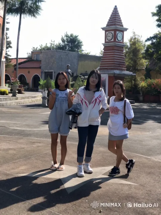 Girls' Kung Fu Fight in Scenic Outdoor Setting – AI Generated Video | Hailuo AI