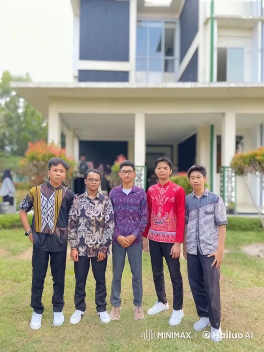 Five Young Men Display Friendship Through Playful Kung Fu in Garden Setting – AI Generated Video | Hailuo AI
