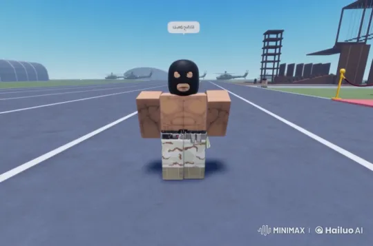 Mysterious Character Smokes on Airstrip with Helicopters – AI Generated Video | Hailuo AI