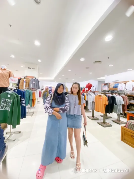 Unexpected Kungfu Fight in Bustling Clothing Store – AI Generated Video | Hailuo AI