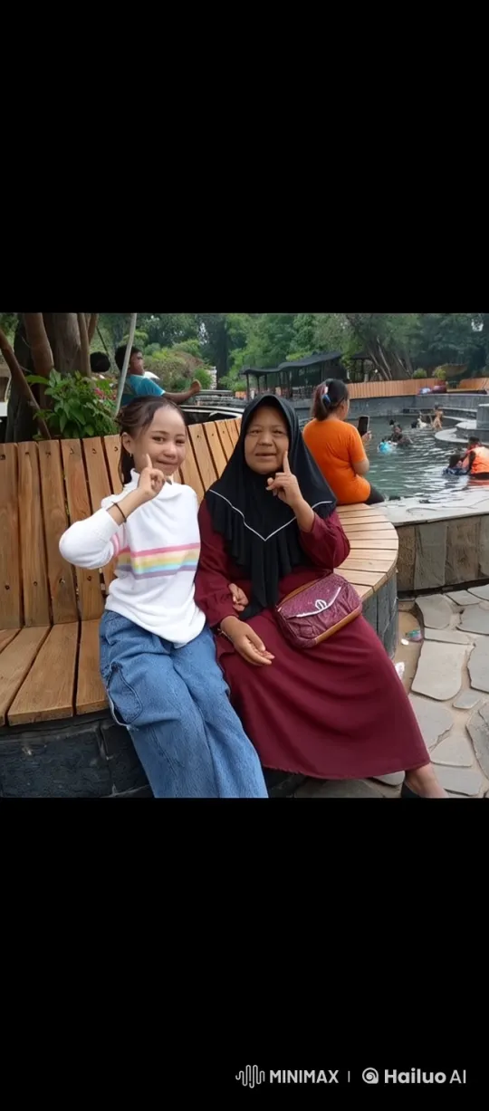 Live2D Animated Video: Two Women Kungfu Kicking on a Bench – AI Generated Video | Hailuo AI