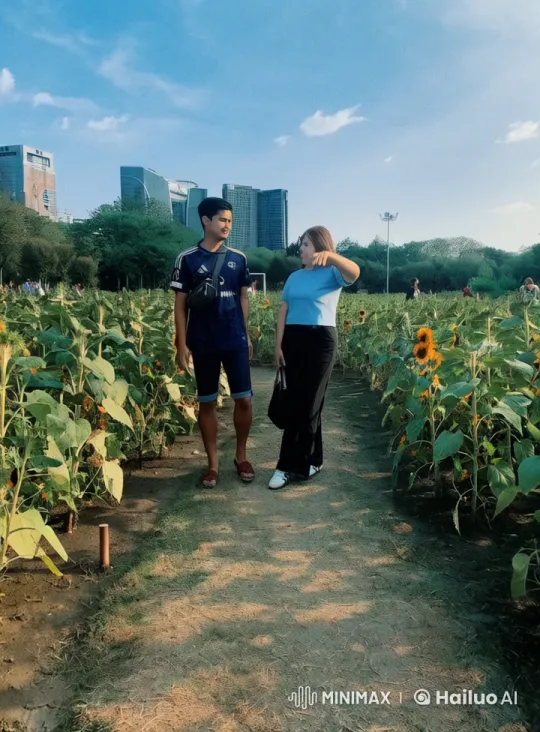 Dynamic Martial Arts Display in Sunflower Field – AI Generated Video | Hailuo AI