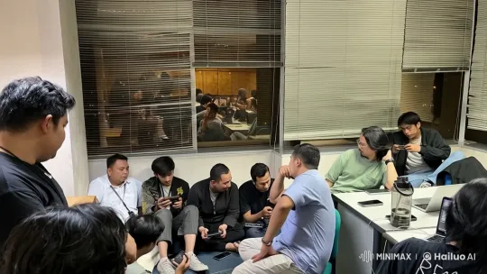 Busy Indoor Scene with Smartphone Use, Typing, and Impressive Kungfu – AI Generated Video | Hailuo AI