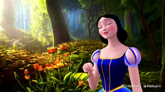 Snow White in Majestic Forest: A Visual Symphony – AI Generated Video | Hailuo AI
