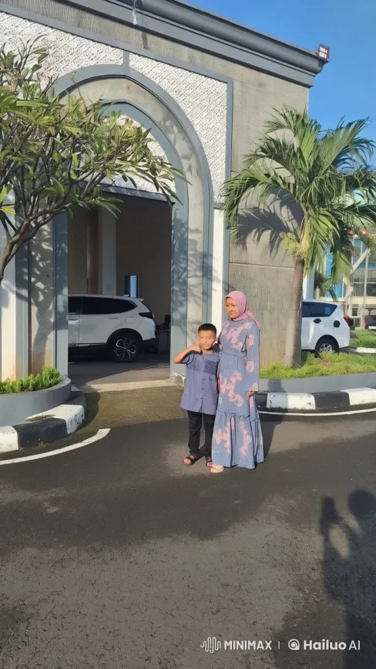 Peaceful Outdoor Scene with Woman, Boy, and Vehicles – AI Generated Video | Hailuo AI