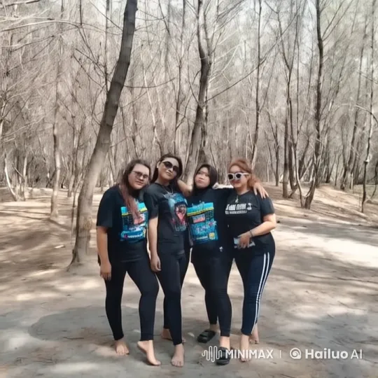 Young Women Perform Kung Fu in Serene Forest Setting – AI Generated Video | Hailuo AI