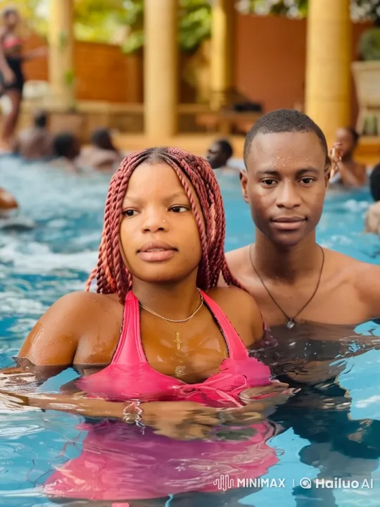 Red-haired Woman Performs Kung-Fu in Swimming Pool – AI Generated Video | Hailuo AI