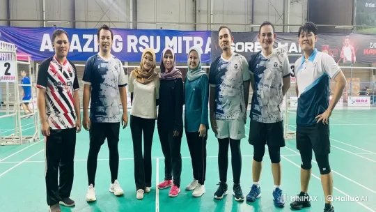 Synchronized Kungfu-Dance Routine on Badminton Court – AI Generated Video | Hailuo AI