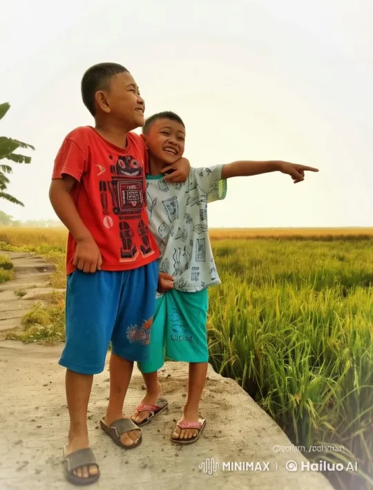 Children Transform into Kung Fu Fighters in Lush Fields – AI Generated Video | Hailuo AI