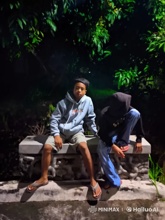 Nighttime Kung Fu Display in Lush Outdoor Setting – AI Generated Video | Hailuo AI