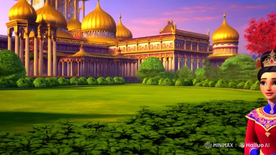 Princess Zamal's Enchanted Transformation and Confrontation – AI Generated Video | Hailuo AI