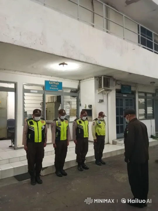 Security Guards Practicing Kung Fu at Morning Briefing – AI Generated Video | Hailuo AI