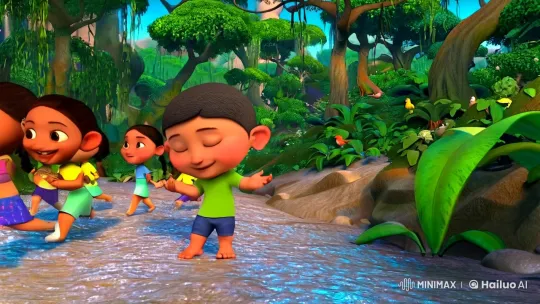The Brave Little Child Lost in the Jungle – AI Generated Video | Hailuo AI